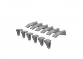 Eduard 624005 Spitfire Mk.VIII exhaust fishtail PRINT AIRFIX 1:24