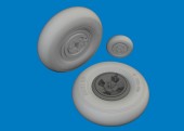 Eduard 624006 Spitfire Mk.VIII wheels 4spoke AIRFIX 1:24