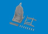 Eduard 624007 Spitfire Mk.VIII/Mk.IX seat PRINT AIRFIX 1:24