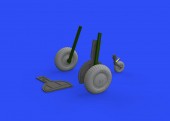 Eduard 632150 Bf 108 wheels for Eduard 1:32