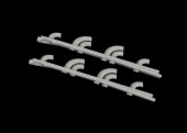 Eduard 632182 Yak-9T exhaust stacks PRINT for ICM 1:32