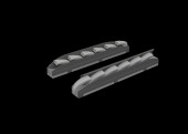 Eduard 632207 Bf 109K-4 exhaust stacks PRINT for Kotare 1:32