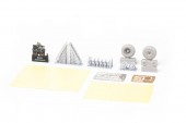 Eduard 644300 P-40E w/ fishtail exhaust stacks Lookplus EDUARD 1:48