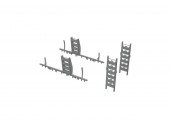 Eduard 6481012 B-26B bomb racks PRINT ICM 1:48