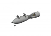 Eduard 6481080 P-40 500lb GP British bomb PRINT EDUARD 1:48