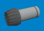 Eduard 6481087 F-35C exhaust nozzle PRINT TAMIYA 1:48