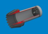 Eduard 6481087 F-35C exhaust nozzle PRINT TAMIYA 1:48