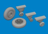 Eduard 6481090 F4F-4 wheels late ACADEMY 1:48