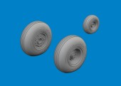 Eduard 6481109 UH-60 wheels ICM 1:48
