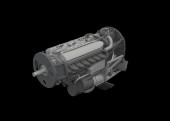 Eduard 6481130 P-40N engine PRINT EDUARD 1:48