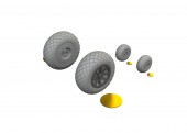 Eduard 6481134 P-40N wheels diamond tread EDUARD 1:48