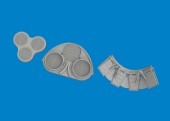 Eduard 6481144 P-40N radiators upgrade set PRINT 1/48 for Eduard 1:48