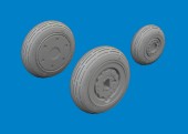Eduard 6481151 MiG-21F wheels for Eduard 1:48