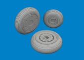 Eduard 6481151 MiG-21F wheels for Eduard 1:48