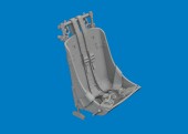 Eduard 6481155 P-47D Razorback seat w/ intergral seat belts PRINT for Miniart 1:48