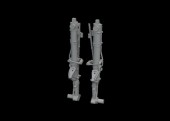 Eduard 6481157 P-47D undercarriage legs PRINT for Miniart 1:48