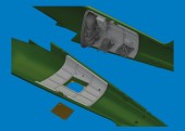 Eduard 6481162 S-199 radio compartment PRINT for Eduard 1:48