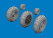 Eduard 6481164 Harrier wheels for Uma Models 1:48