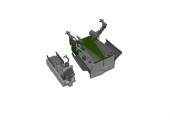 Eduard 6481165 Jaguar wheel bays & undercarriage legs PRINT for Airfix 1:48