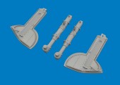 Eduard 6481173 Spitfire Mk.Vc undercarriage legs PRINT for Eduard 1:48