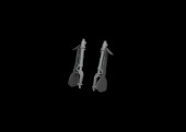 Eduard 6481174 A6M undercarriage legs PRINT for Eduard 1:48