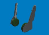 Eduard 6481178 Fw 190A-8 undercarriage legs PRINT for Eduard 1:48