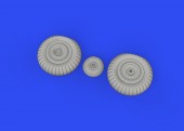 Eduard 648821 Yak-9D wheels for ZVEZDA 1:48