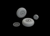 Eduard 648989 P-51B/C wheels block tread EDUARD 1:48