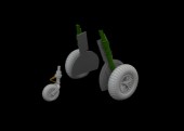 Eduard 648998 Bf 108 wheels spoked EDUARD 1:48