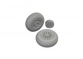 Eduard 672370 P-51D wheels diamond tread 2 1:72