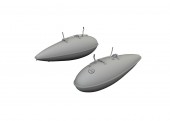 Eduard 672373 P-51D 75gal drop tanks PRINT 1:72
