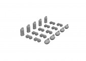 Eduard 672401 MG 15 magazines & case catchers PRINT 1:72