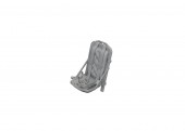 Eduard 672413 P-51D seat w/ integral belts PRINT EDUARD 1:72