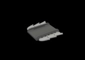 Eduard 672423 Spitfire Mk.I/II/V three-stacks exhaust rounded PRINT for IBG 1:72