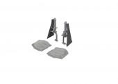 Eduard 672446 P-51D undercarriage legs PRINT for Arma Hobby 1:72