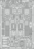 Eduard 72743 E-2C/C+ undercarriage HELLER 1:72