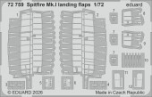 Eduard Accessories 72759 Spitfire Mk.I landing flaps for Eduard 1:72