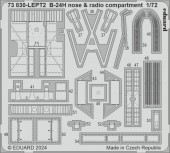 Eduard 73830 B-24H nose & radio compartment 1:72
