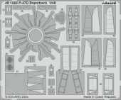 Eduard BIG49468 P-47D Razorback for Miniart 1:48