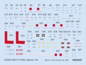 Eduard Accessories D32025 P-51B/C stencils for Eduard 1:32