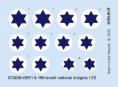 Eduard D72039 S-199 Israeli national insignia 1:72