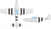 Eduard EX1119 P-51B/C D-day stripes EDUARD 1:48