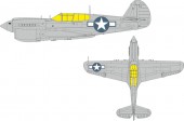 Eduard EX1134 P-40N US national insignia EDUARD 1:48