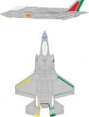 Eduard EX1157 F-35A RAM coating late for Italeri 1:48