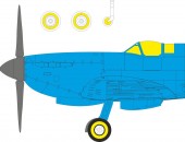 Eduard EX1160 Spitfire Mk.IXe Tface for Airfix 1:48