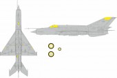Eduard Accessories EX1202 MiG-21MF Tface for RFM 1:48