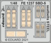 Eduard FE1237 SBD-5 seatbelts STEEL for REVELL 1:48