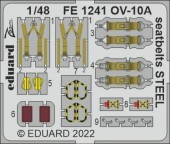 Eduard FE1241 OV-10A seatbelts STEEL for ICM 1:48