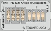 Eduard FE1327 Anson Mk.I seatbelts STEEL for AIRFIX 1:48