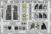 Eduard FE1328 F-16C Block 25 for KINETIC 1:48